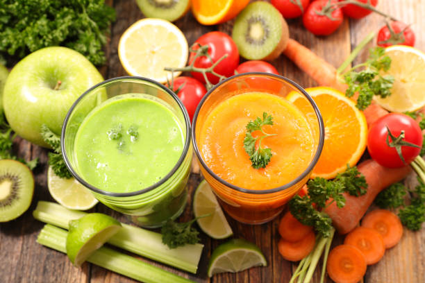 Smoothie cu fructe și legume